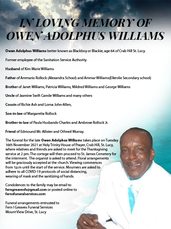 Owen A Williams Obituary1